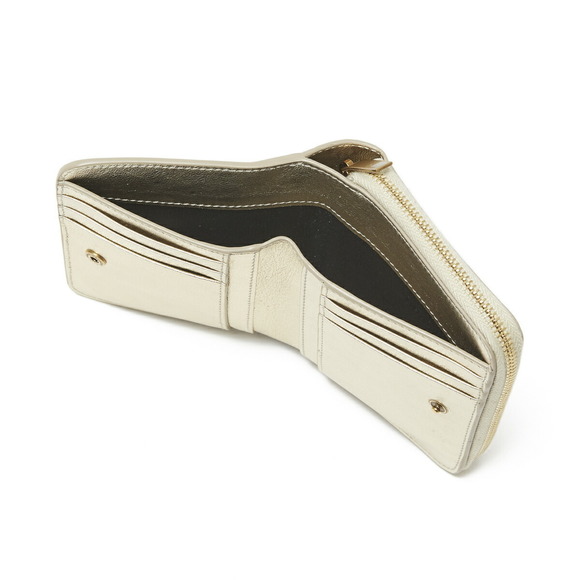 SAINT LAURENT Bifold Wallet with Coin Gold aaagi - Picture 5 of 9